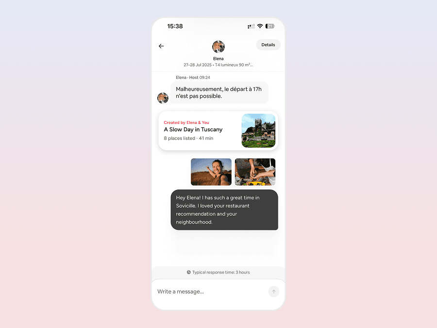Feedback and post-experience interactions